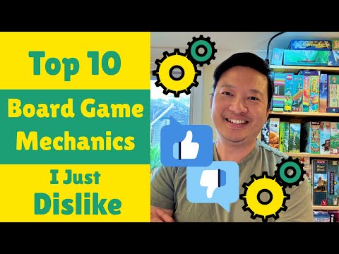 Top 10 Board Game Mechanics I Dislike! 😅🌿❤️ thumbnail
