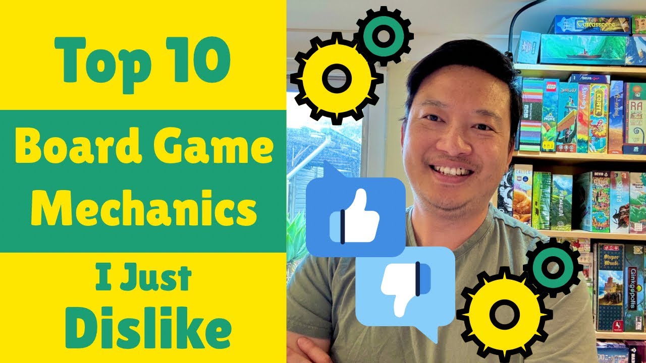 Top 10 Board Game Mechanics I Dislike! 😅🌿❤️