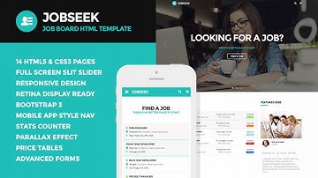 Jobseek - Job Board HTML Template | Themeforest Website Templates and Themes