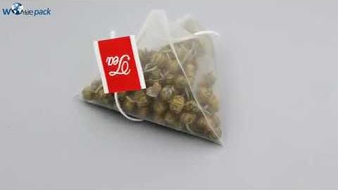 Pyramid Tea Bag Packing Machine with 4 head scale