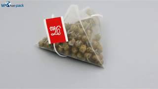 Pyramid Tea Bag Packing Machine with 4 head scale