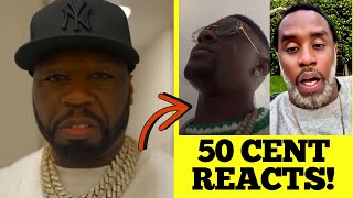50 Cent REACTS to Boosie Asking Why Nobody Defends Diddy