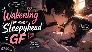 "He won't let his sleepy girlfriend skip dinner 🥺🍚💗 | Cozy Girlfriend ASMR"