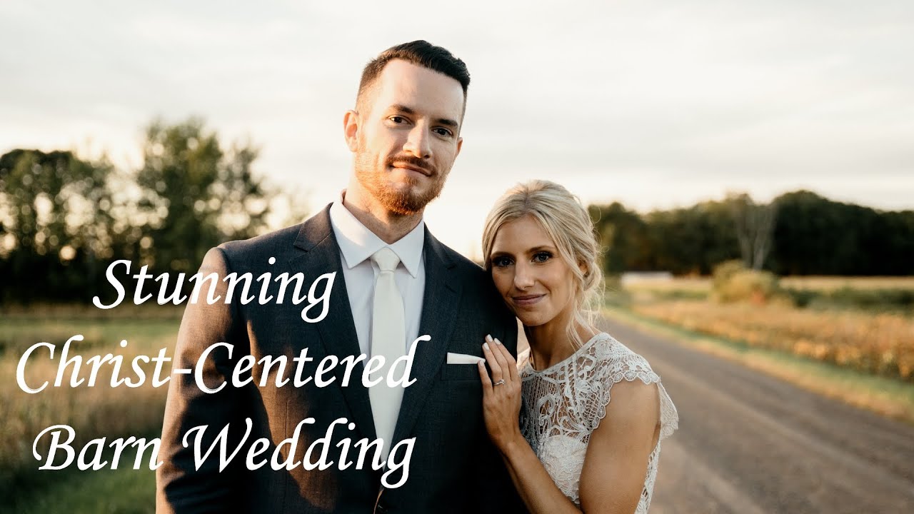 Christ-Centered Wedding at Stunning White Barn in Minnesota