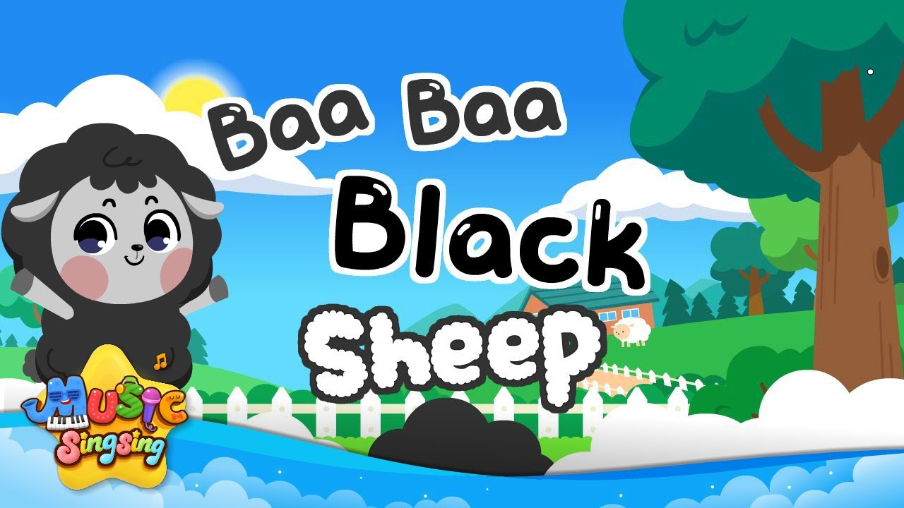 Baa Baa Black Sheep  - English Song for Kids - Nursery Rhymes