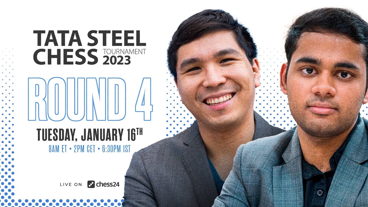 chess24.com on X: 4 days to go for Round 1 of #TataSteelChess 2023! Here's  the lineup and we want to know your Top 3 finisher predictions. Choose  wisely! #chess #chess24  /