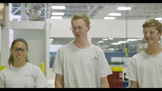 Apprenticeships at Woodward: Zack, Hannah and Corey - CNC Machining Apprentices