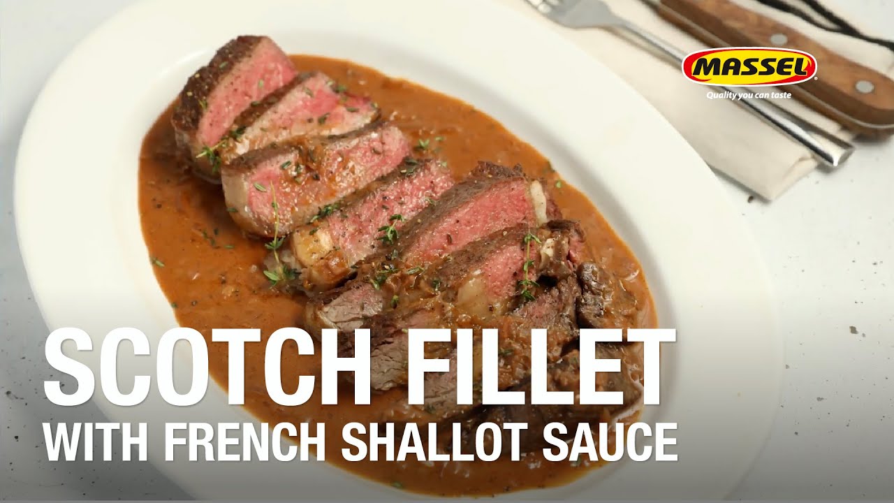 Massel x Everyday Gourmet: Scotch Fillet with French Shallot Sauce