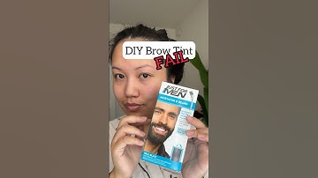 DIY Brow tint at home GONE WRONG‼️ DON’T DO THIS - Just for men’s beard tint for eyebrows