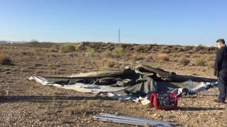 Rapid Deployment Inflatable Tent HVI inflation process 5 minutes