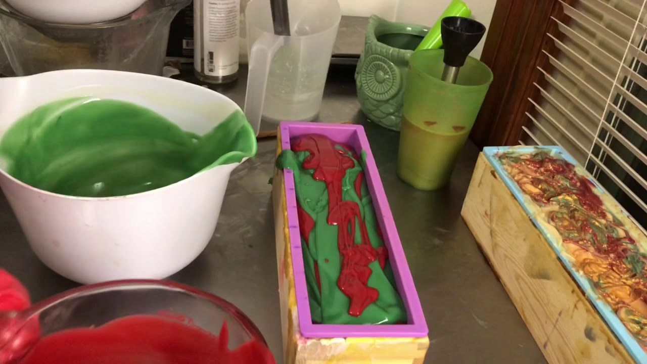 Making and Cutting Christmas Spice Cold Process Soap | Custom Order