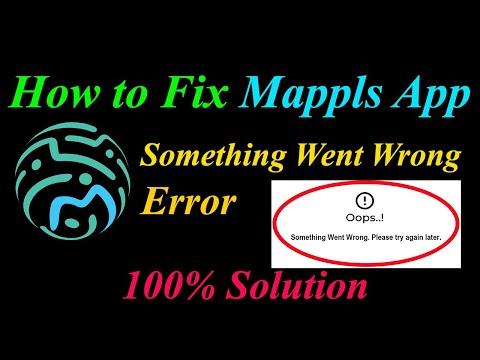 How to Fix Mappls  Oops - Something Went Wrong Error in Android & Ios - Please Try Again Later