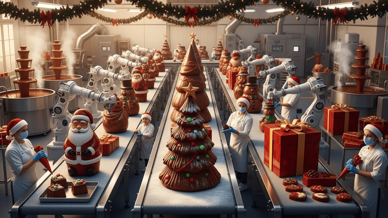 From Cocoa Bean To Holiday Gift - Inside The CHOCOLATE FACTORY (Full Process)