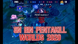 ¡SN Bin Fiora PENTAKILL! | DWG vs. SN WORLDS FINAL 2 GAME