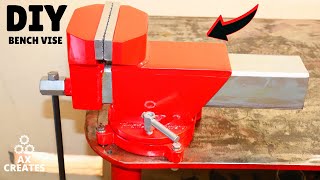 BENCH VISE DIY || How To Make A Bench Vise || DIY BENCH VISE || VISE DIY