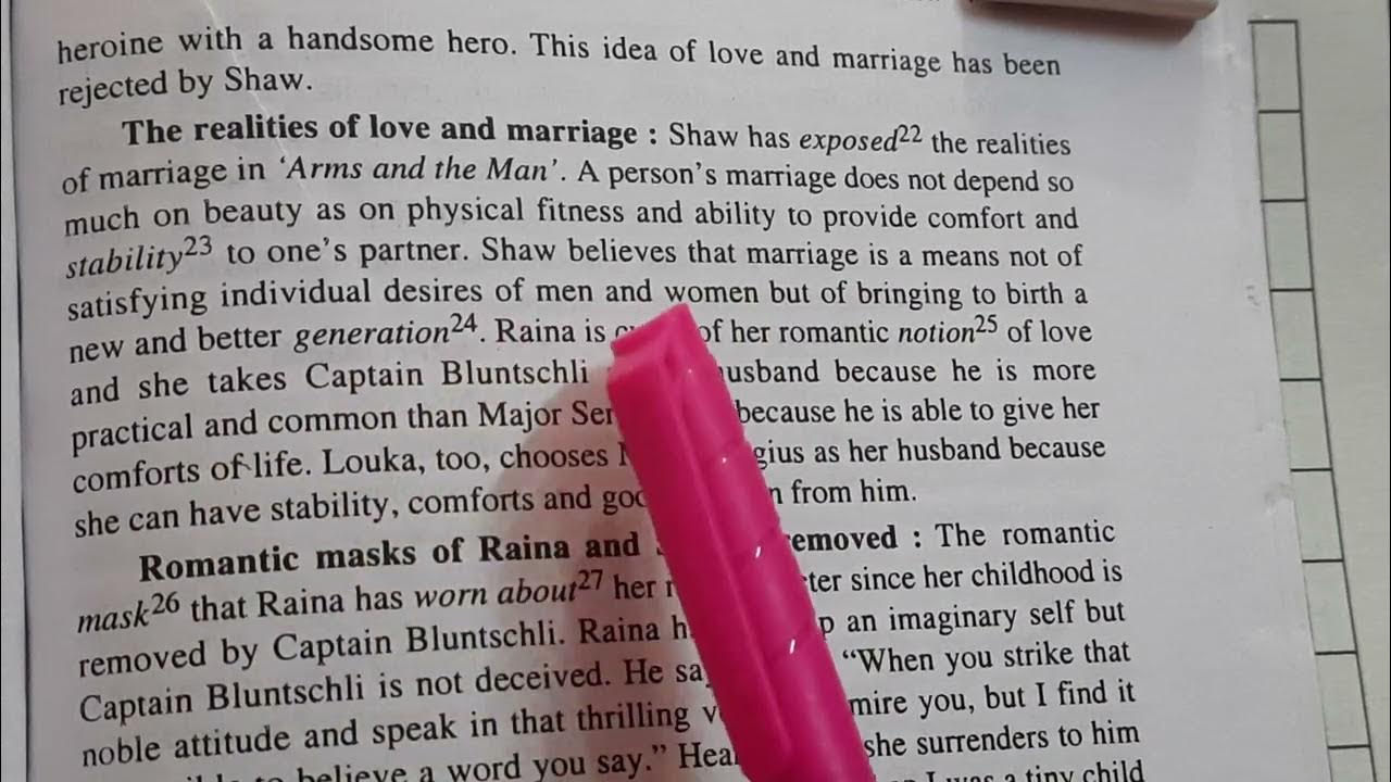 'Arms and the Man' as an antiromantic comedy YouTube