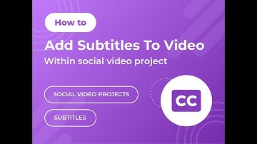 How to Add Subtitles to Video from Social Video Editing Screen (with Veme.ly)