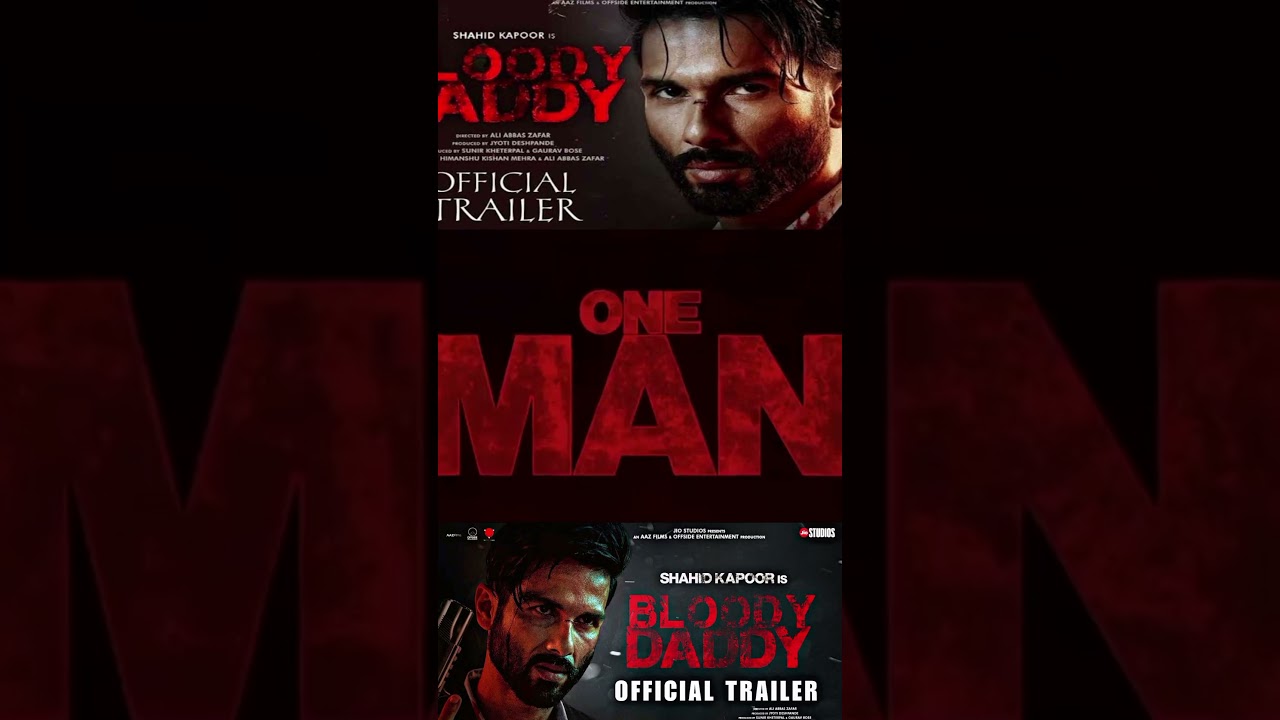 Bloody Daddy (Official Trailer) Reaction, Shahid Kapoor 