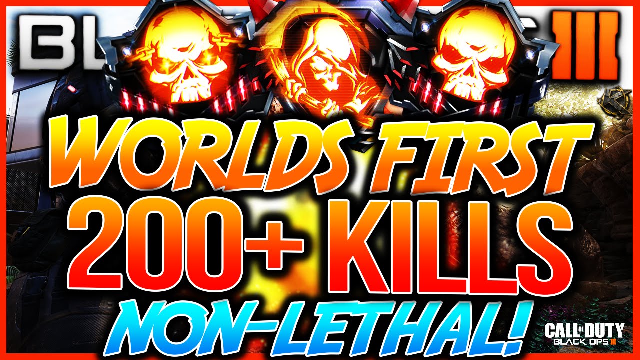BLACK OPS 3 - INSANE 200+ KILLS NON-LETHAL IN DOMINATION! (BO3 200+ Kills Non-Lethal)