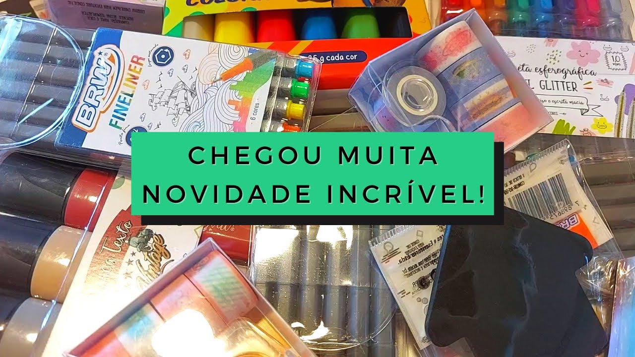 CHEGOU NOVIDADE DA BRW | Papelaria Meu Papel