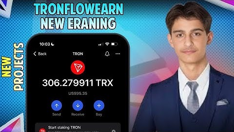 TronFlowEarn Mining 2025 | New Instant payment Crypto Loot | Instant Payment Telegram Bot