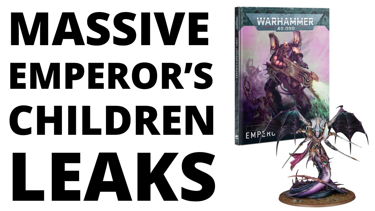 HUGE Emperor's Children Codex Leaks - Detachments, Noise Marines