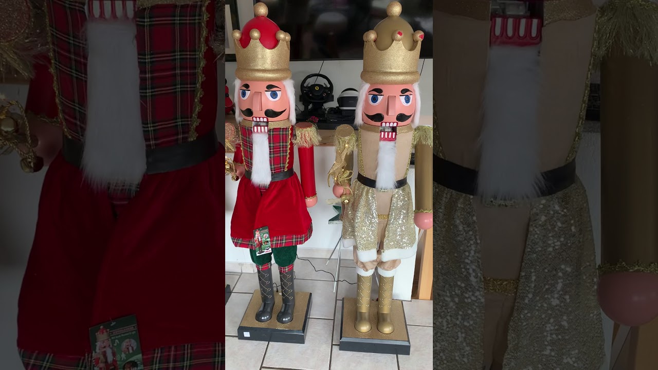 Lifesize singing animated Christmas nutcracker animierte singende