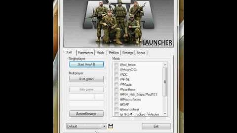 ArmA II Launcher - profile handling