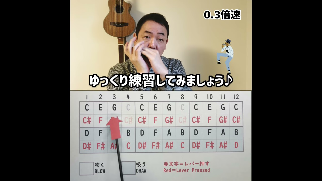 クロマチックハーモニカバージョン♪】『なんか吹いて』って言