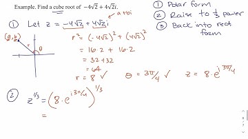 MTH 112 Cube Root of a Complex Number