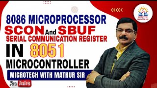 SCON Register| SBUF Register | Serial Communication Registers in 8051 |8051 SFRs | Hindi