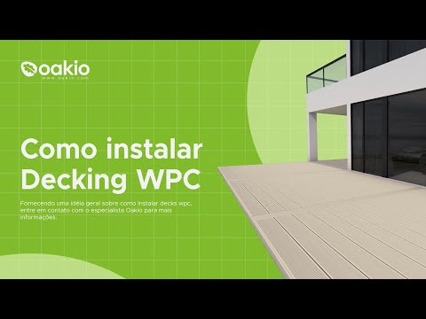 Vídeo: Deck WPC Da WOODPLAST: Uma Nova Geração De Materiais Para Uso Externo