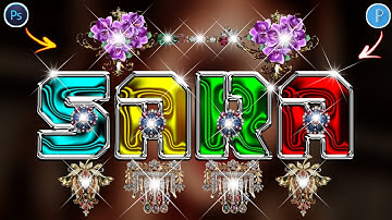 How To Make Glass Font Editing On Pro Using PixelLab Ps Touch Cc Step By Step 2023 | Zarraq Creation