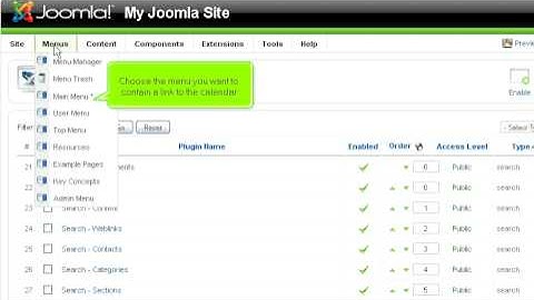 Joomla Extensions - 18 - Calendar