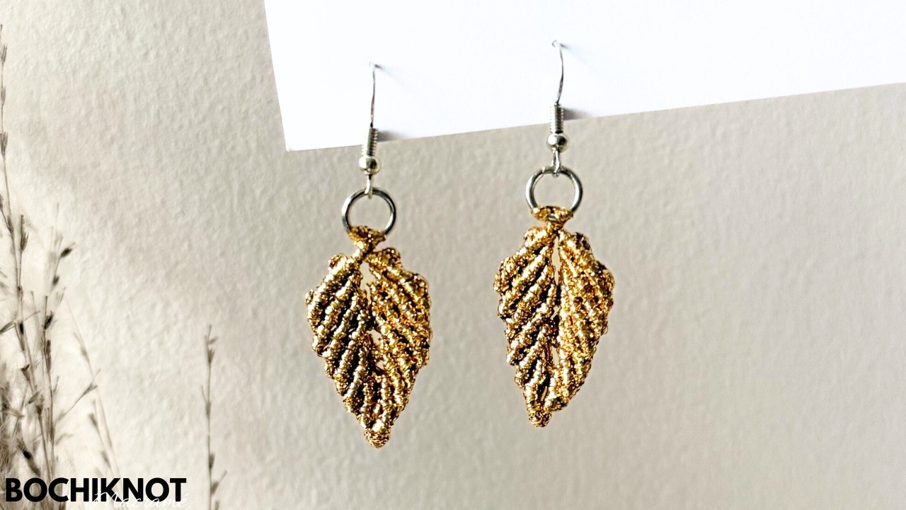 You’ll Want to Wear These Every Day: DIY Macrame Leaf Earrings