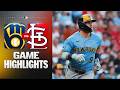 Brewers vs. Cardinals Highlights (7/9/26) | MLB Highlights