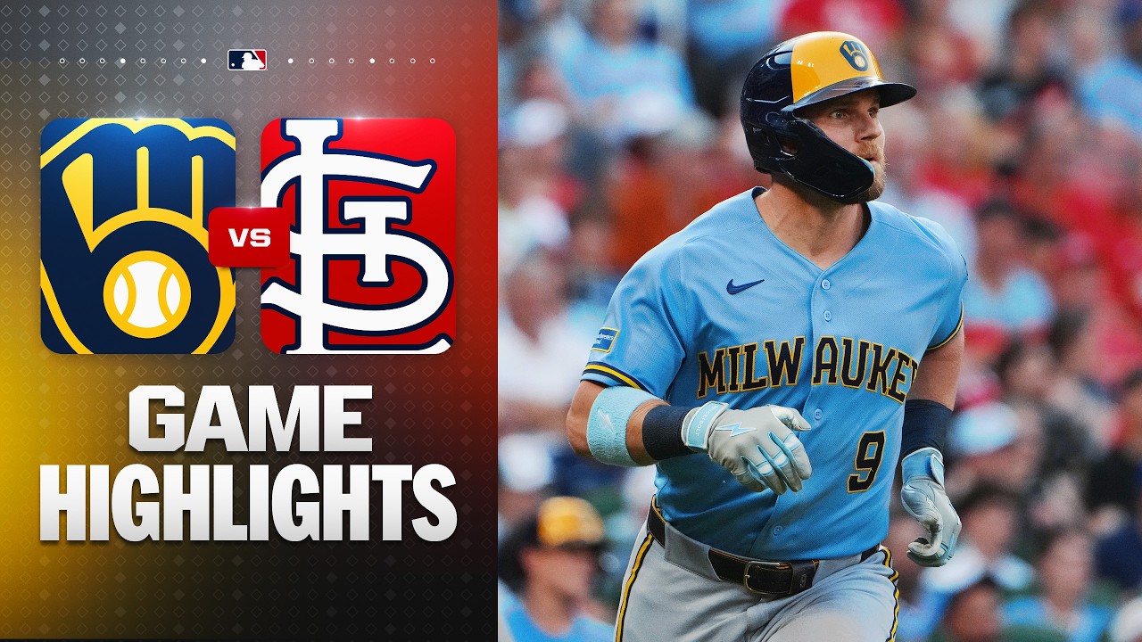 Brewers vs. Cardinals Highlights (7/9/26) | MLB Highlights