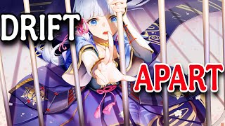 Nightcore - Drift Apart (Genshin Style Original) | Lyrical Dream ✨🌌🎧