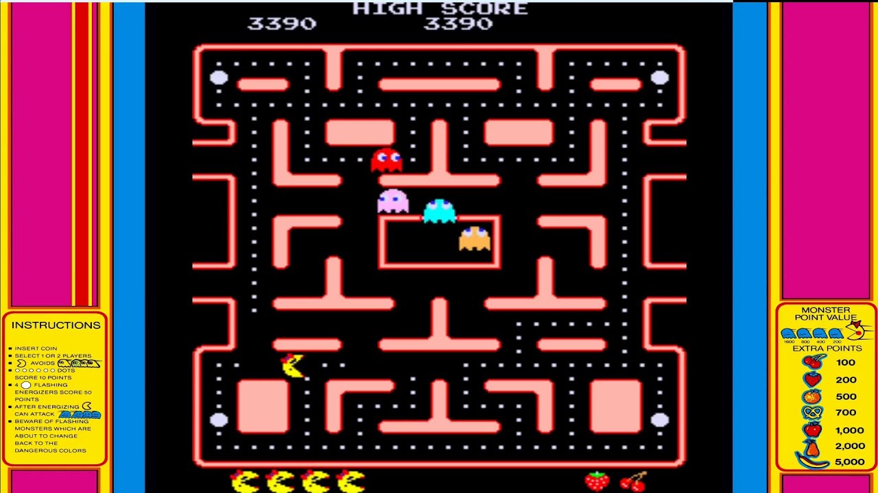 Shawn does a Ms. Pacman speed run.