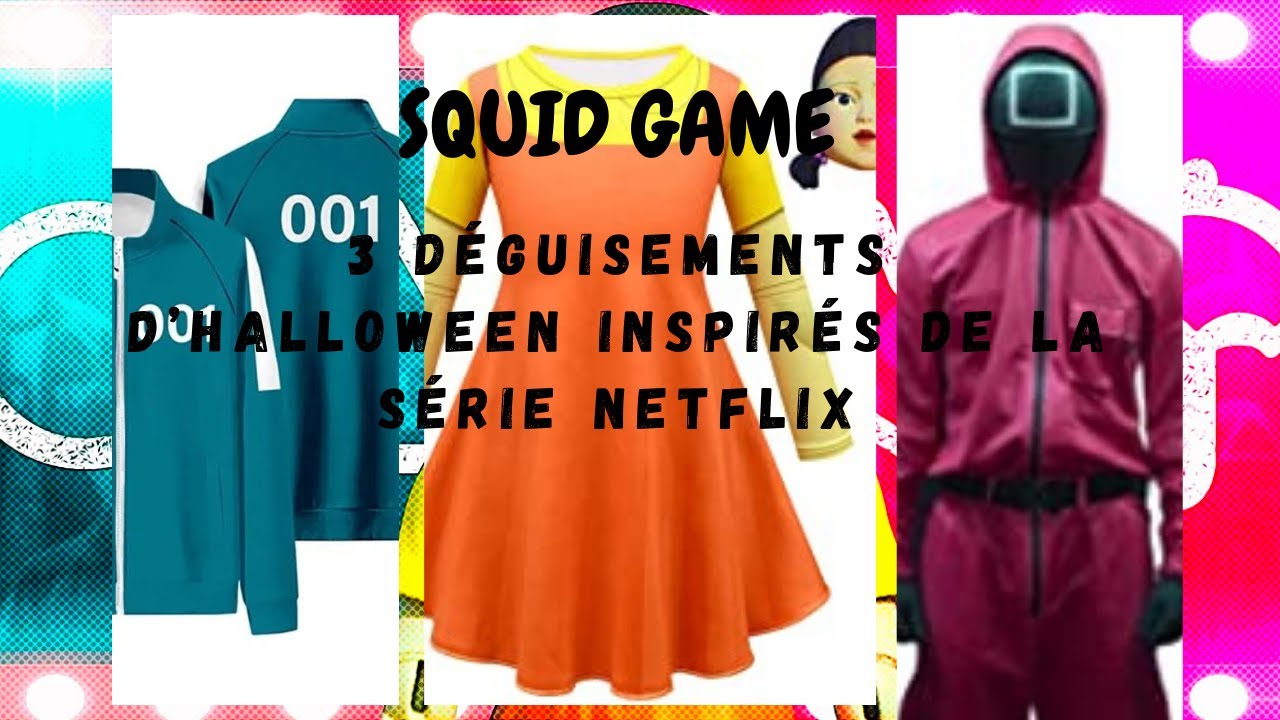 comment faire un deguisement Squid Game/ 3 déguisements d’Halloween