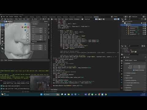 Select and  Rename Items  in Blender Python