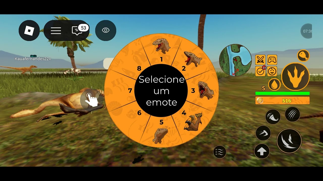 Jogando um pouco [Dinosaur Life]