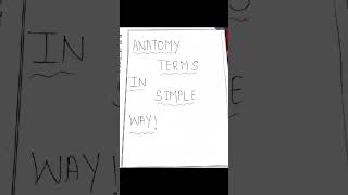 Anatomy terms made easy #likeandsubscribe #nursing #biology #educationalvideo# science