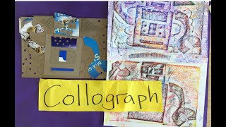 Collograph printing part 3