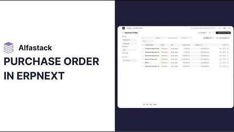 How to Create a Purchase Order in ERPNext | Part-4 | P2P Micro Demo Series