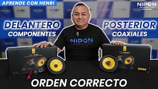 COMPONENTES Y COAXIALES CUAL ES EL ORDEN ??