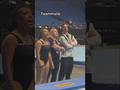 Who had the best reaction?😭 #fails #gymnastics #sports #flips #flipfail #trampoline