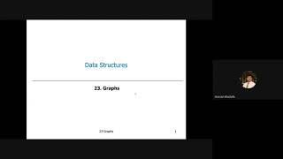 Lecture 41 Graphs (Introduction, Applications, and Implementation)
