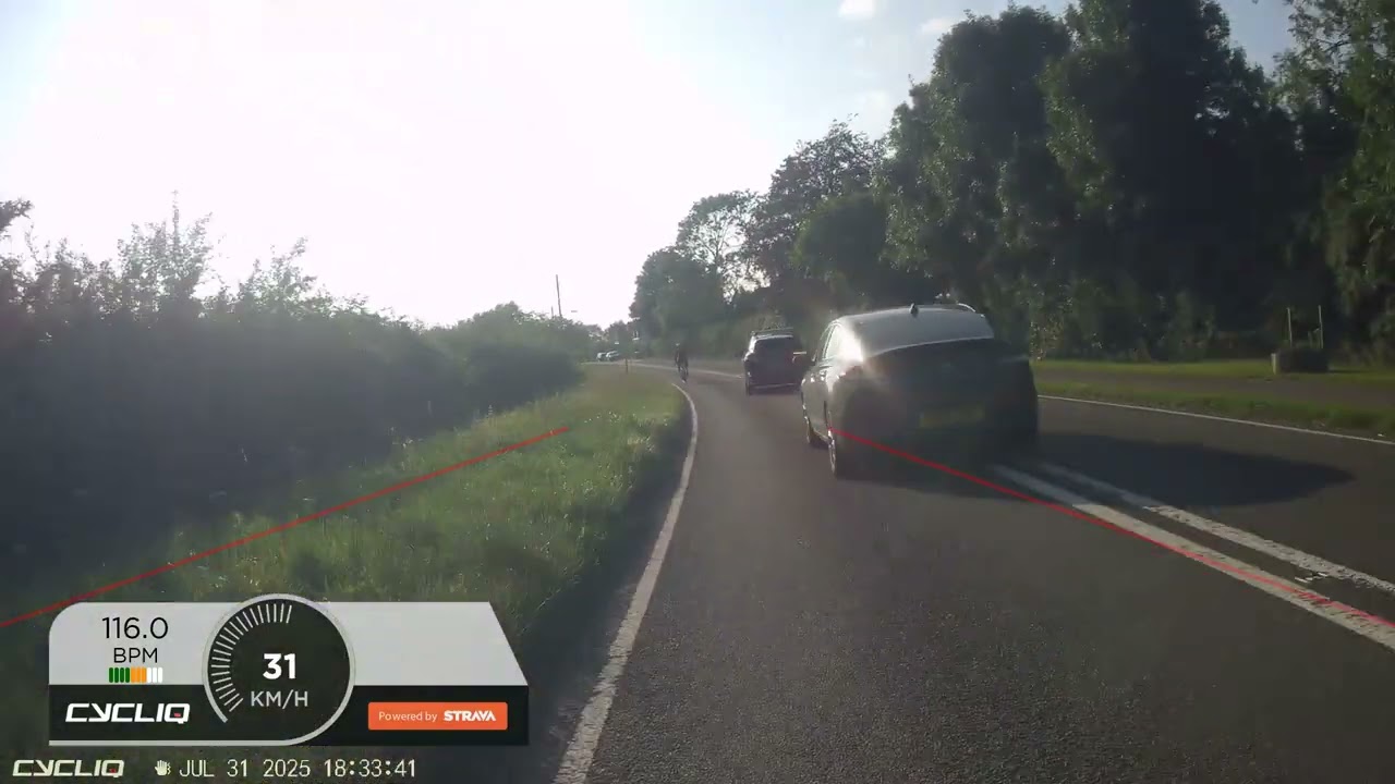 Op Snap Fails - Clip 16 -- Double White Lines - No Action