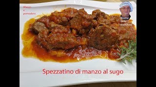 SPEZZATINO DI MANZO AL SUGO